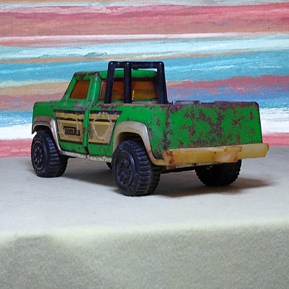 AMC Jeep J-10 J-20 Golden Eagle Honcho Tonka 1/24 Lime Green rare! - Picture 4 of 9